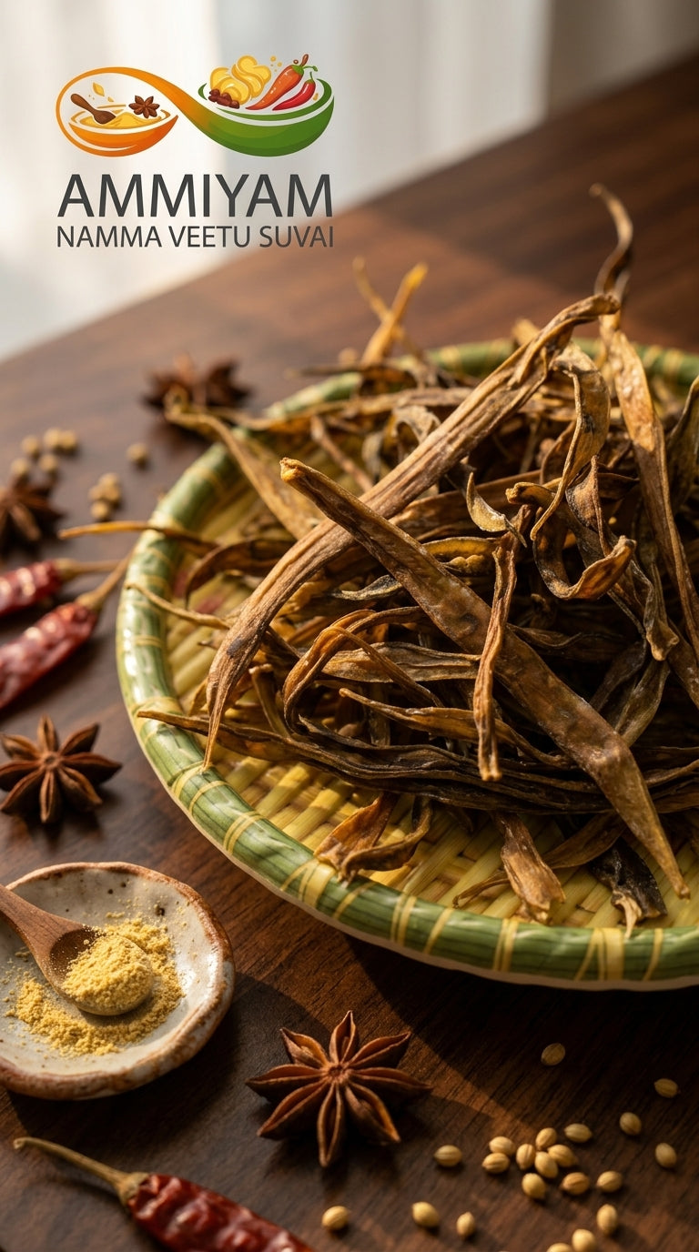 Kothavarangai Vathal (Cluster Beans Vathal)